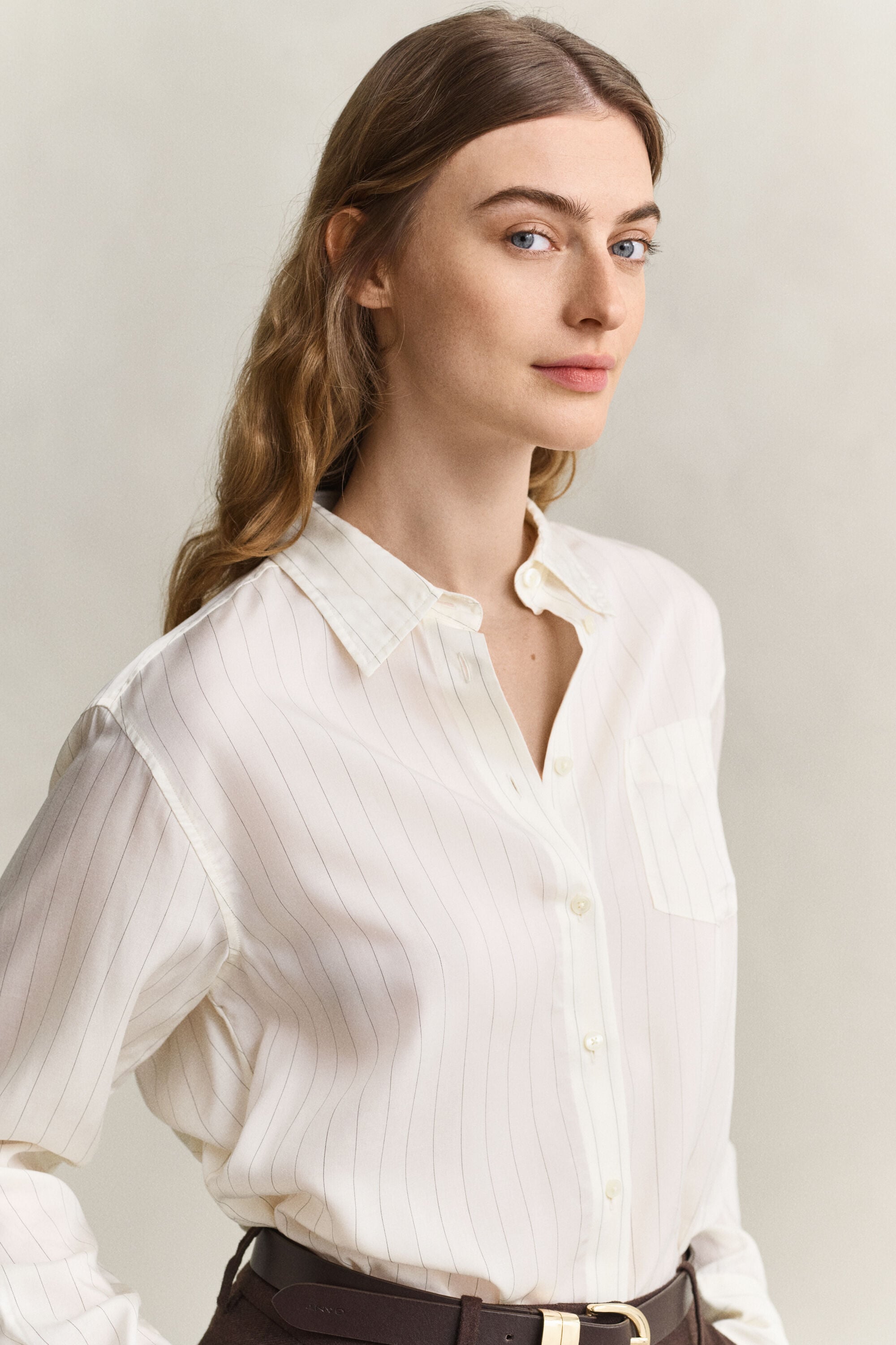 Camicia con piega sul retro