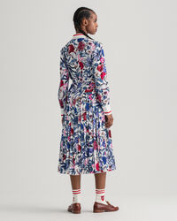 Abito Tiger Flower plissettato