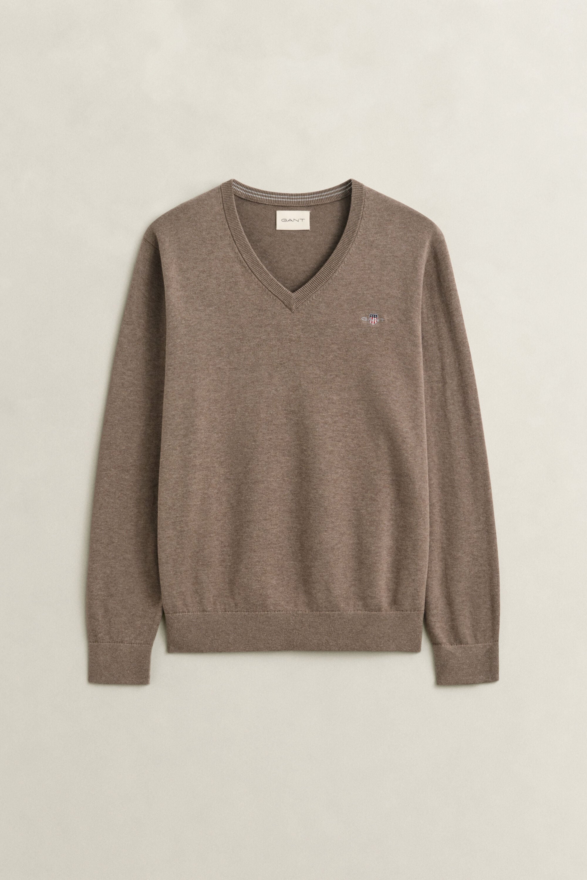 Maglia in cotone con scollo a V classico