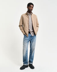 Cardigan con zip Sacker Rib