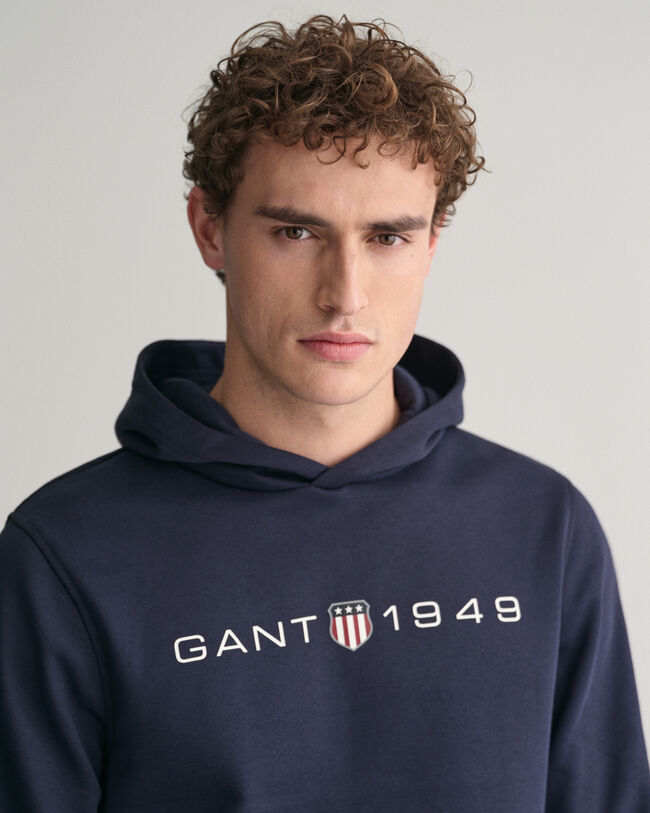 Felpa con cappuccio con stampa Graphic