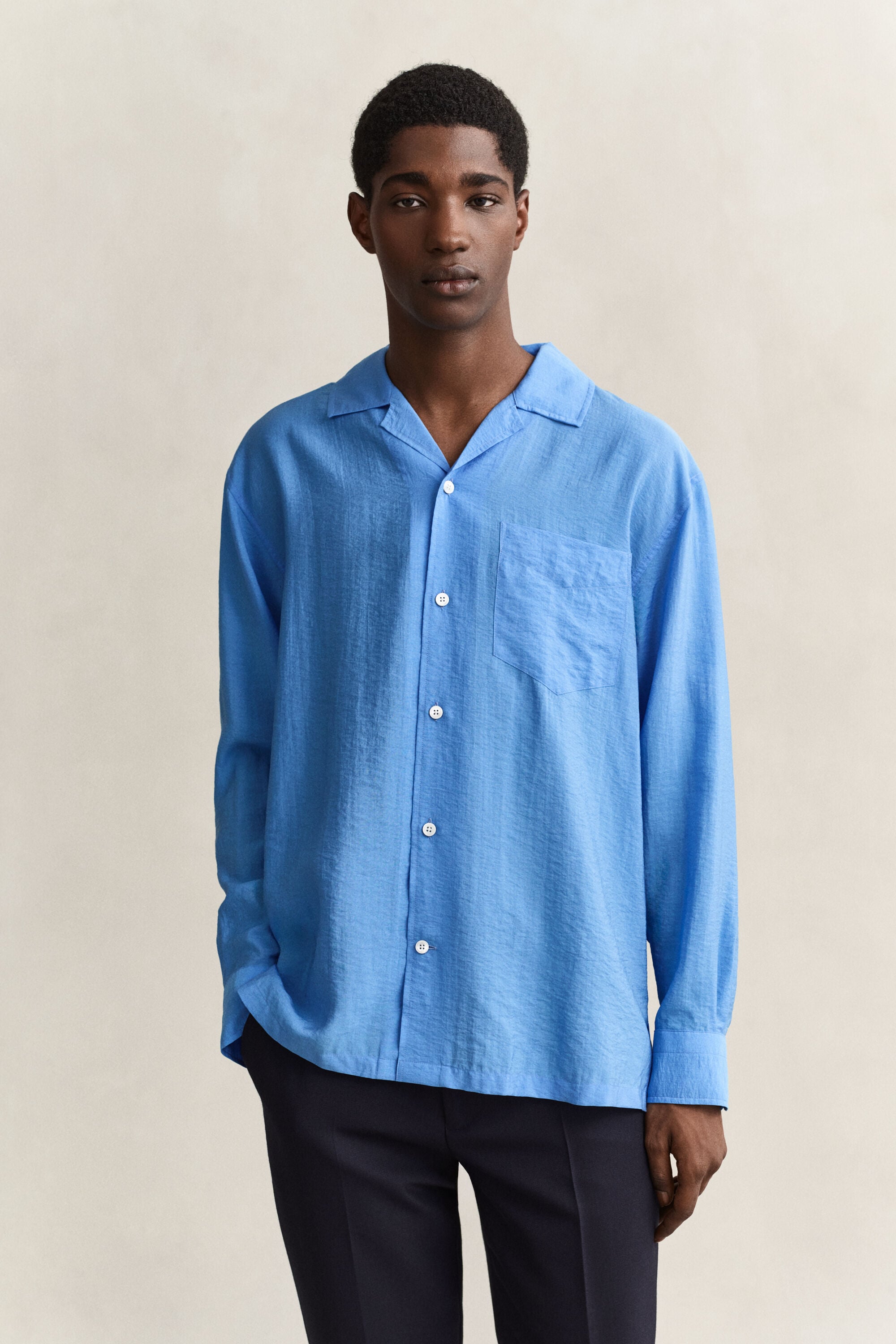 Camicia con colletto Camp