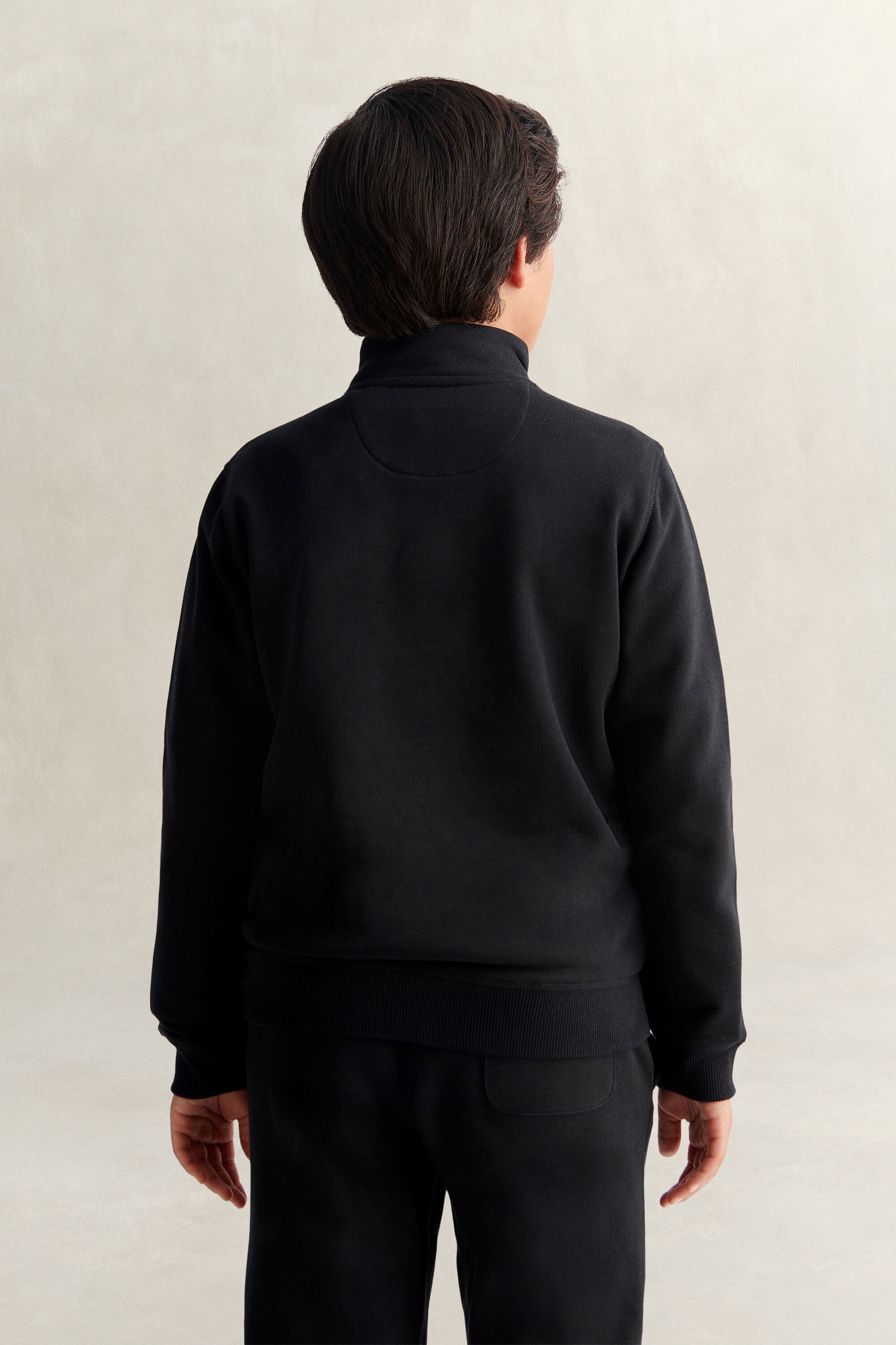 Felpa Shield con zip corta Teen Boys
