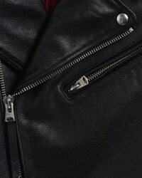 Giacca biker in pelle