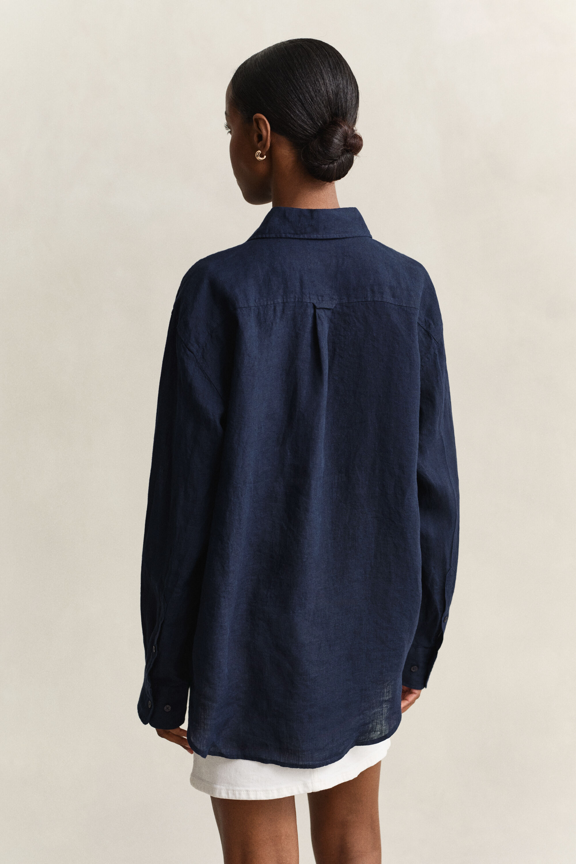 Camicia di lino relaxed fit