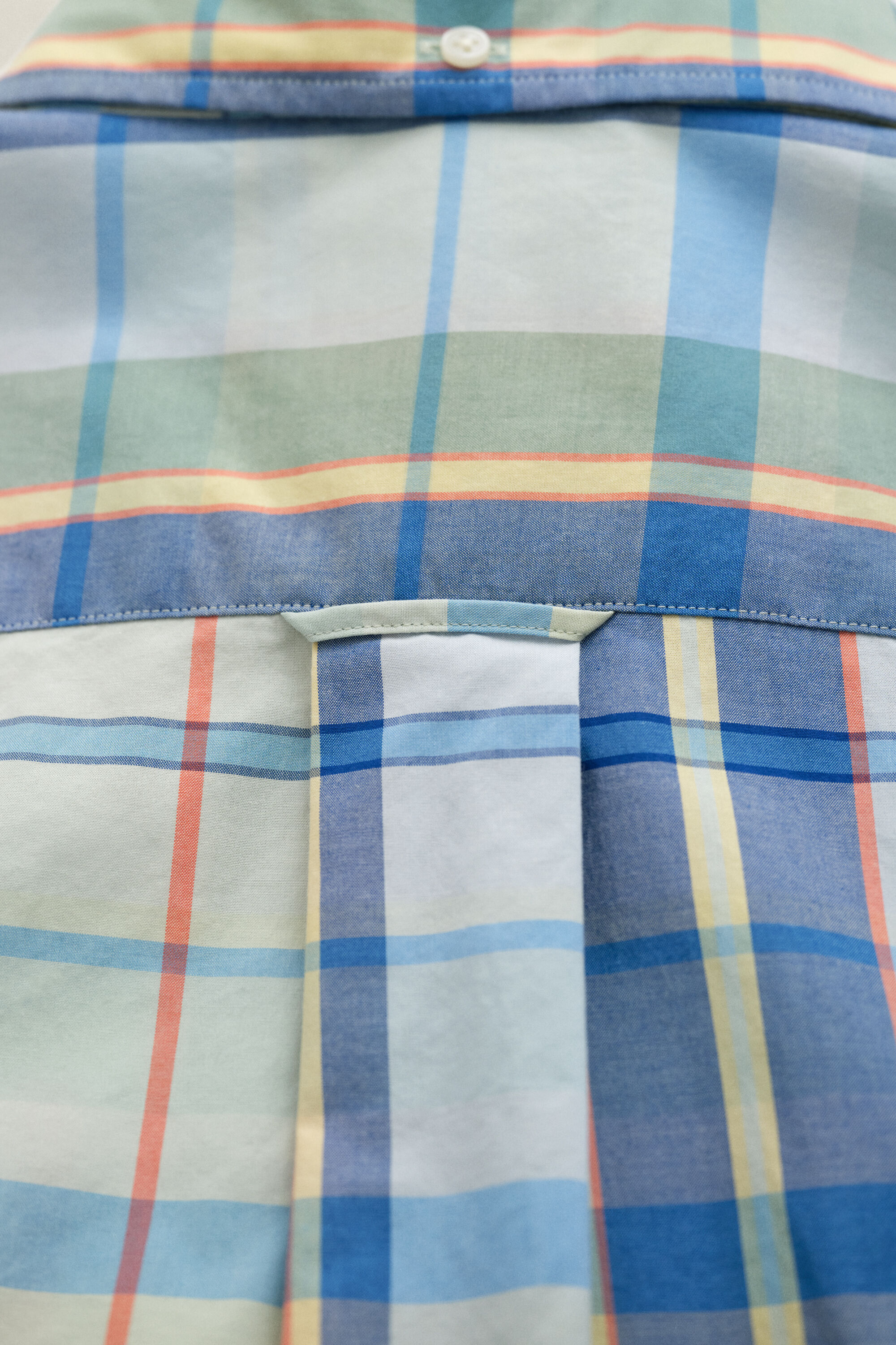 Camicia a quadri in popeline