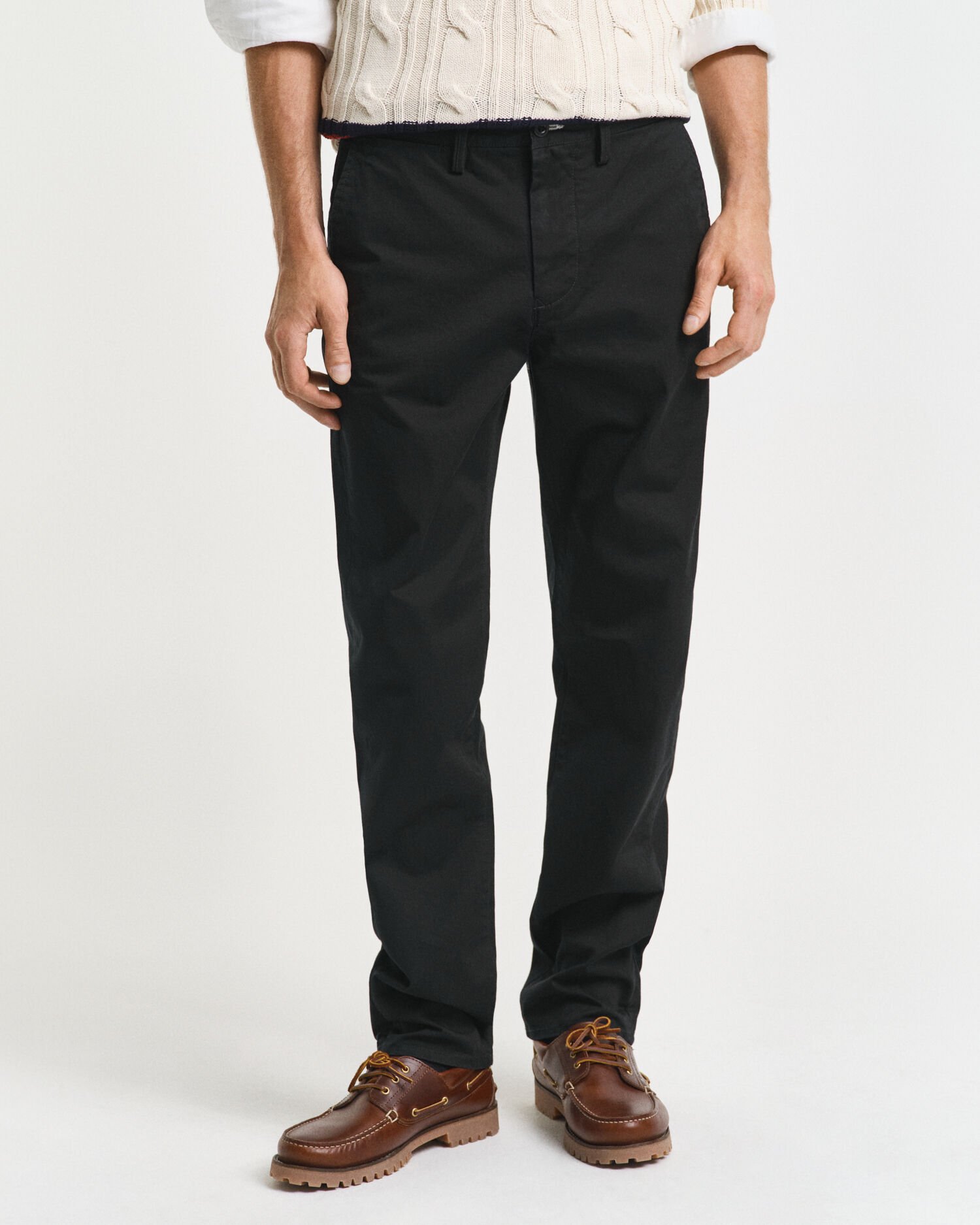 Pantaloni chino in twill regular fit