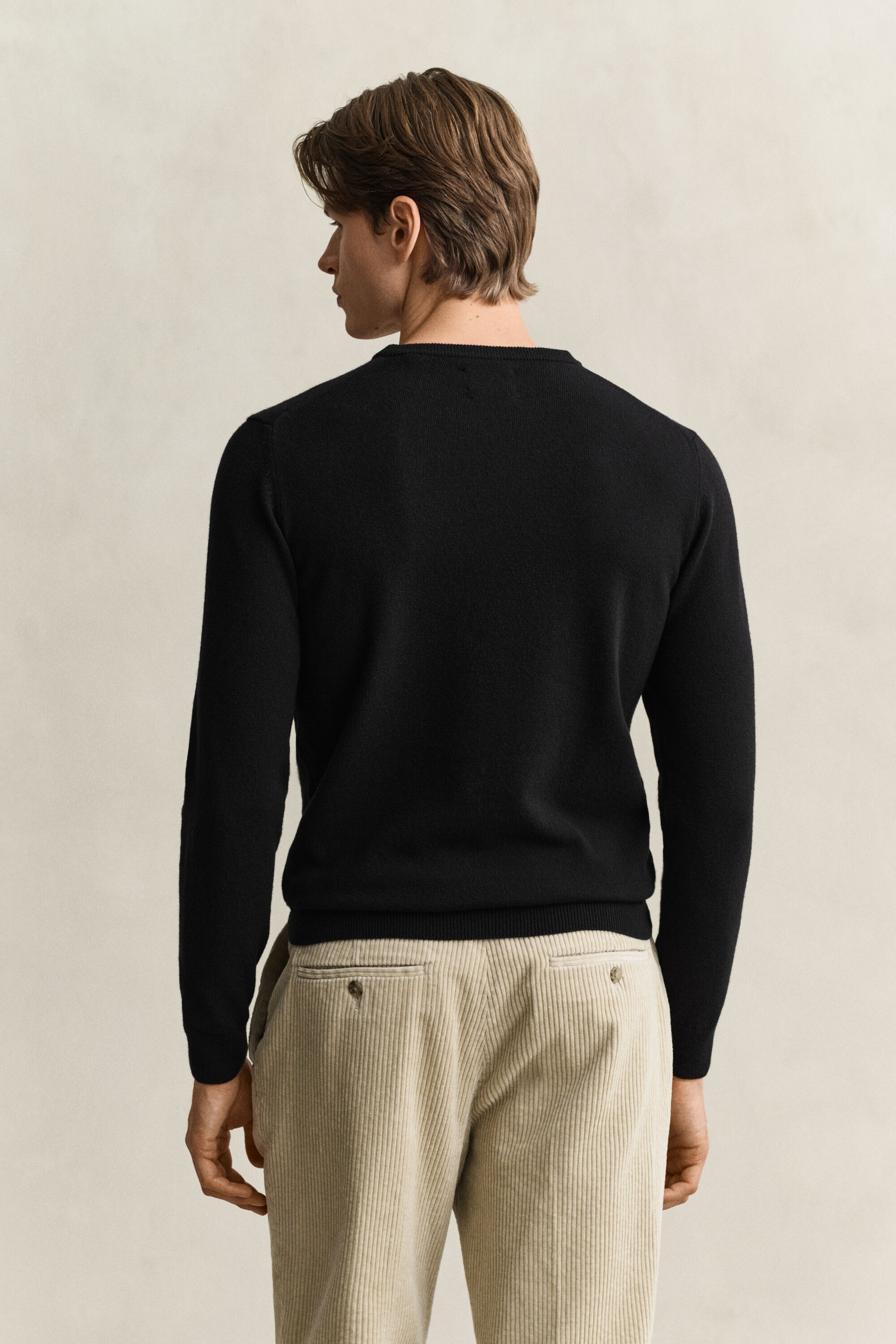 Maglia girocollo in lana d’agnello