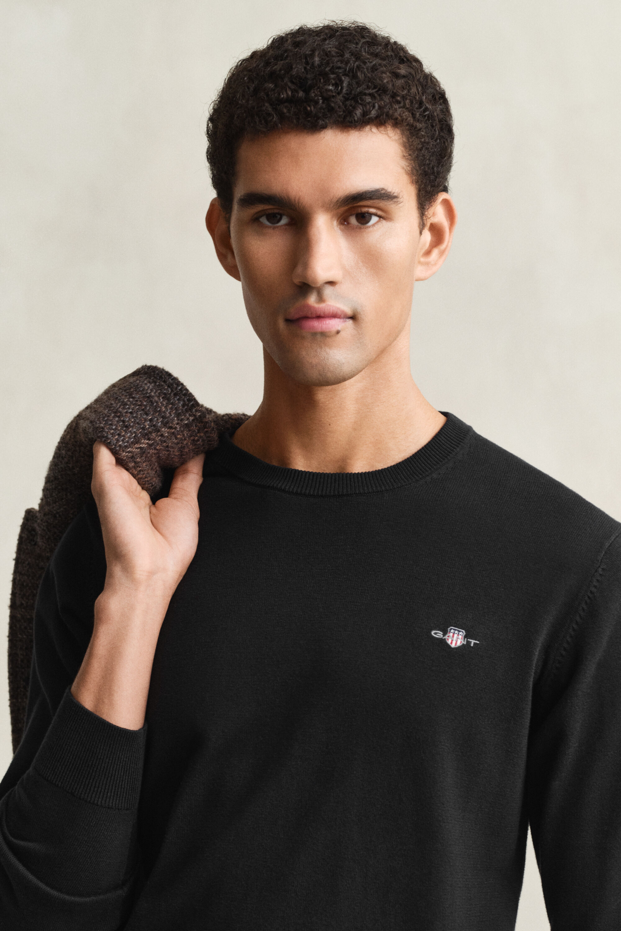 Maglia girocollo in cotone