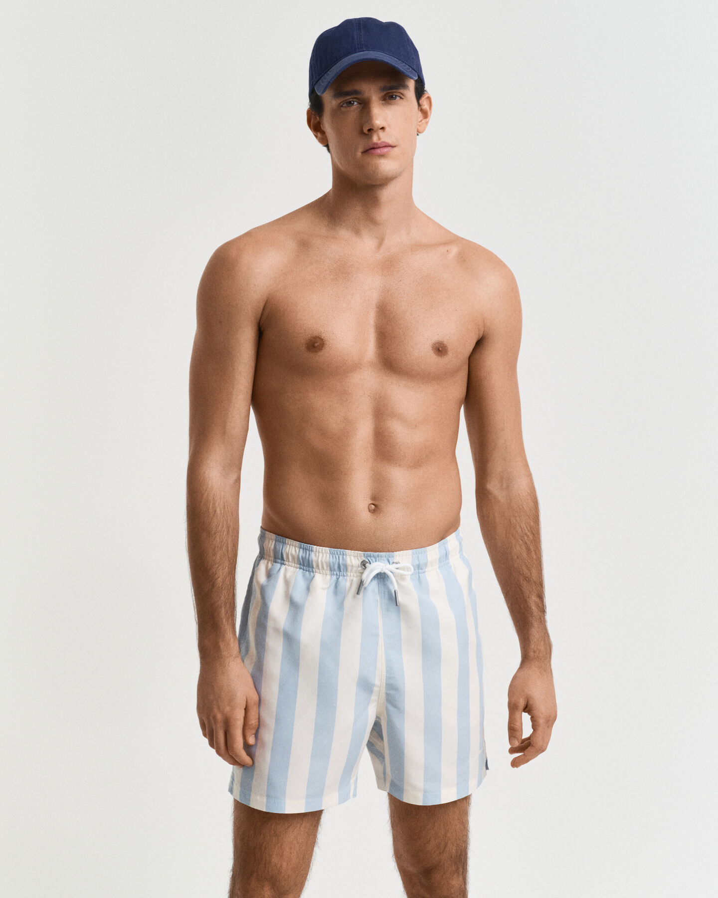 Pantaloncini da bagno a righe larghe