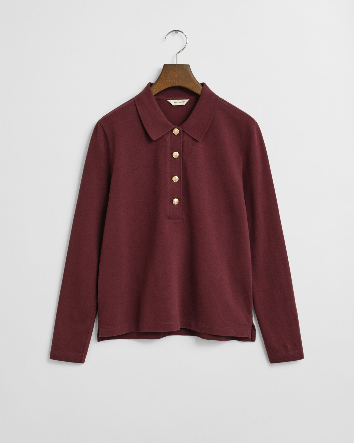 Polo in piqué a maniche lunghe