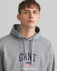 Felpa Retro Shield con cappuccio