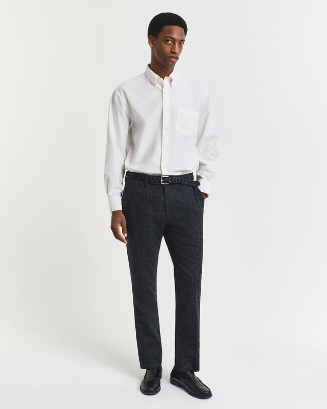 Pantaloni da abito in Donegal slim fit