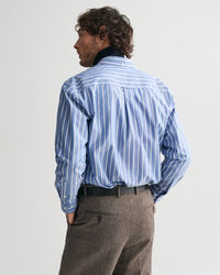 Camicia a righe Heritage in popeline relaxed fit