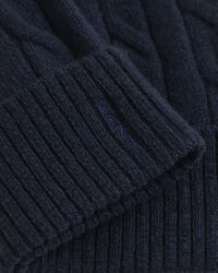 Berretto in lana a trecce