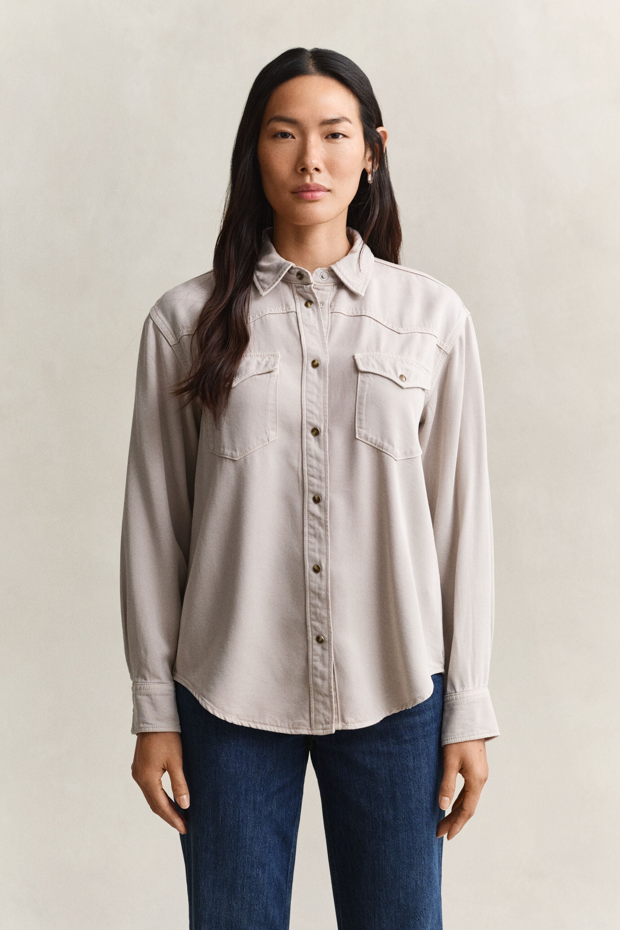 Camicia Ranger in twill di jeans