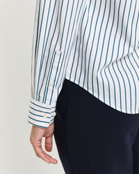 Camicia classica in popeline a righe regular fit