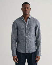 Camicia di lino slim fit