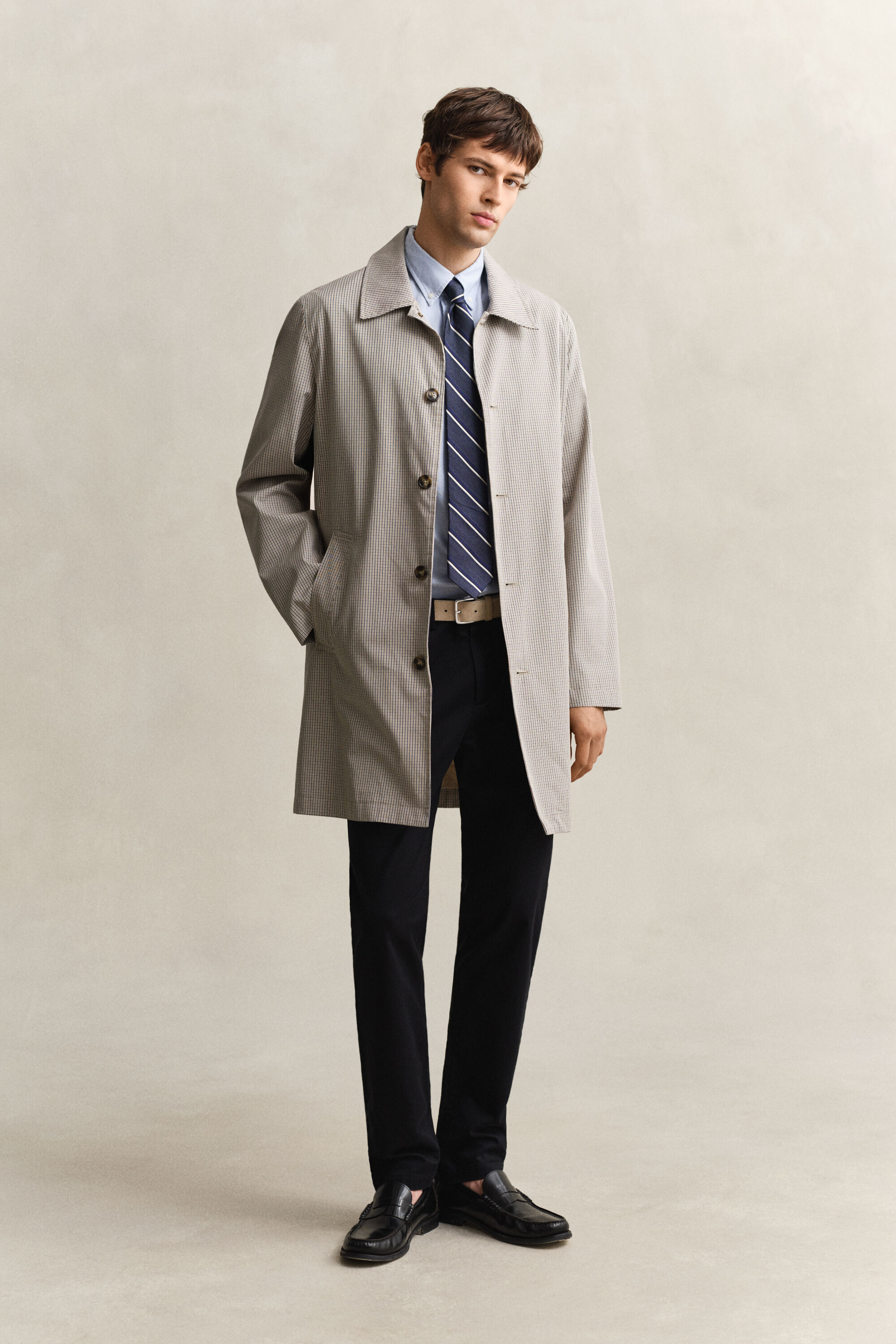 Impermeabile in misto cotone