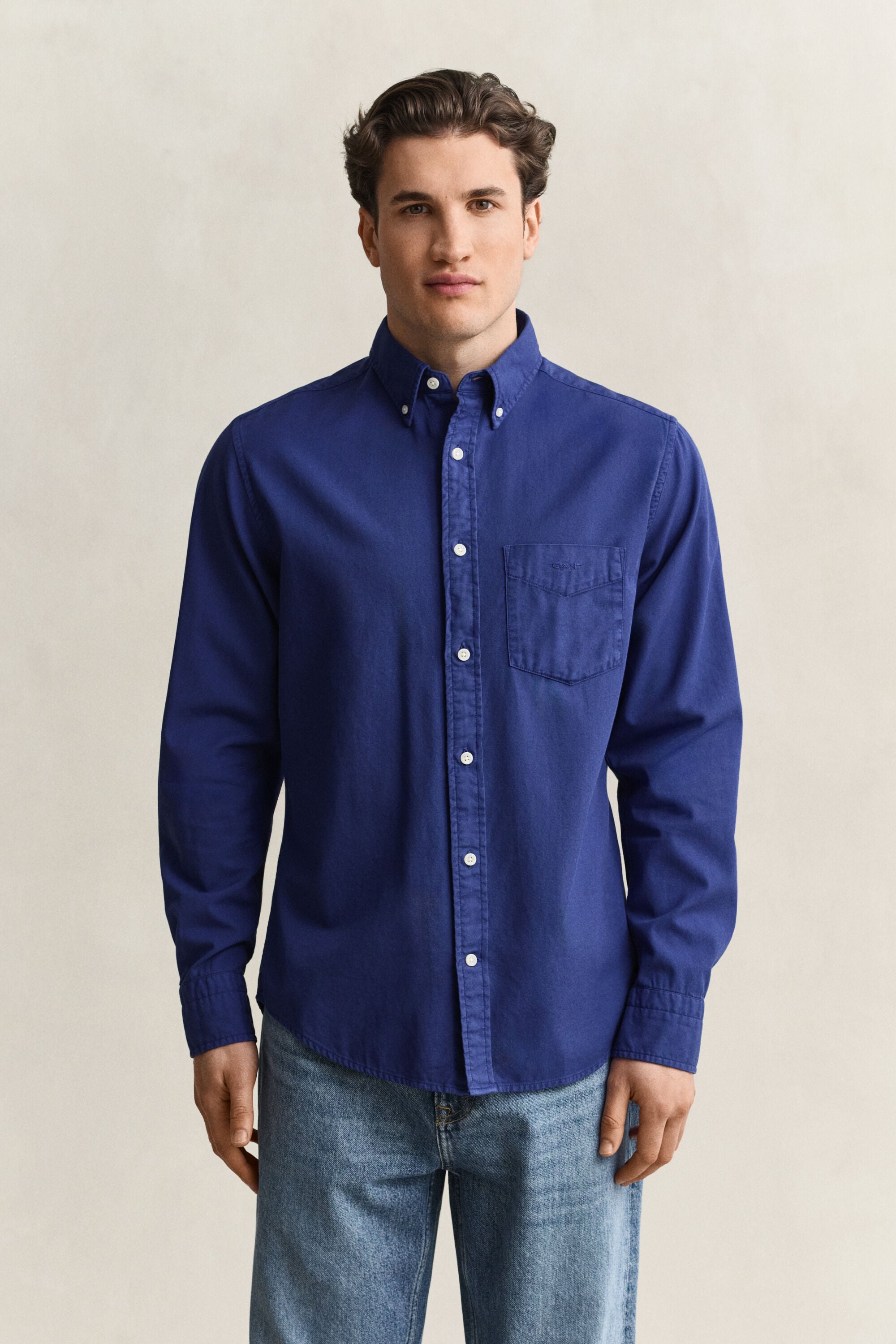 Camicia in twill regular fit
