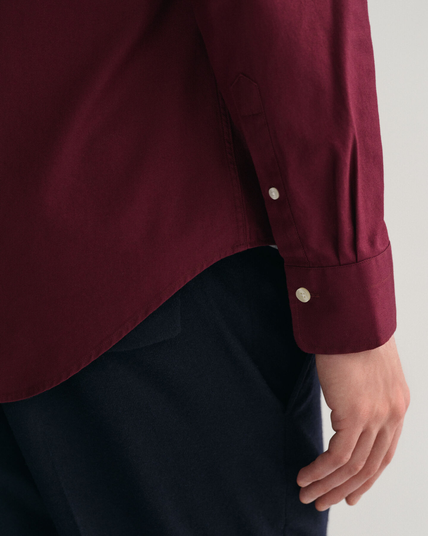 Camicia formale in twill slim fit