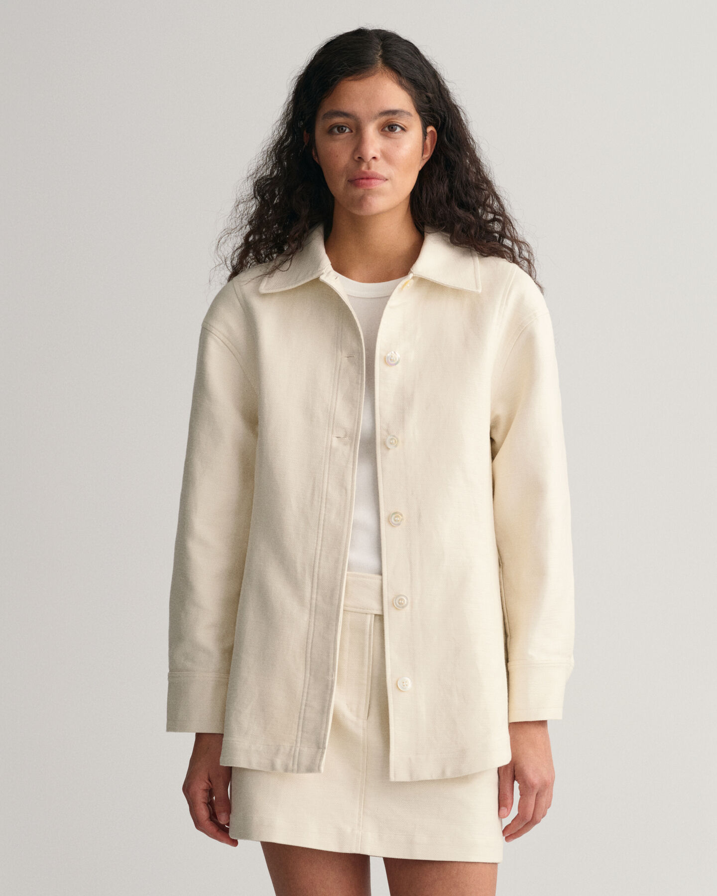 Giacca-camicia Textured