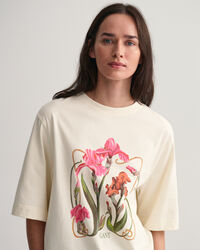 T-shirt con stampa Iris