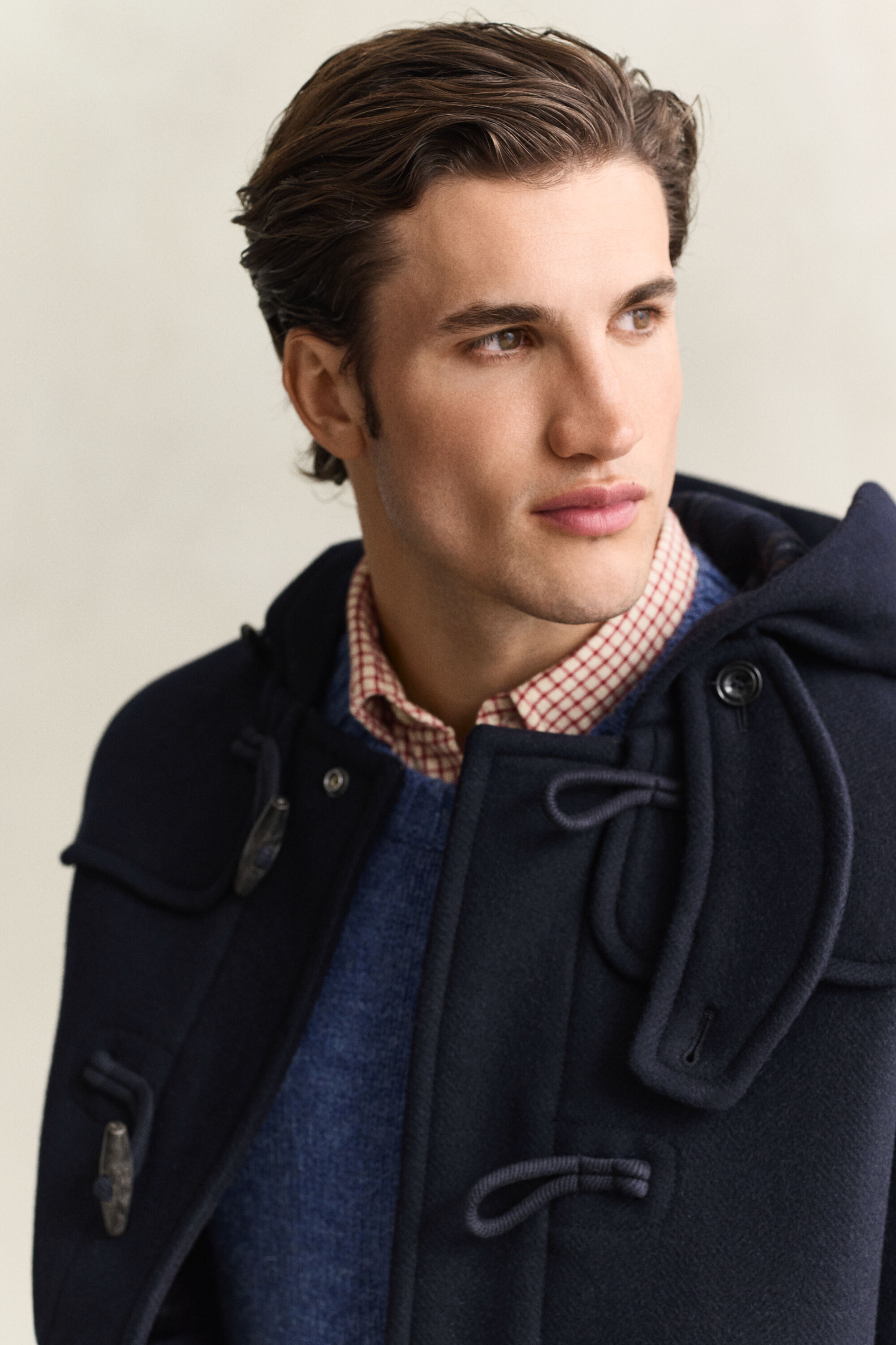 Giacca montgomery in lana