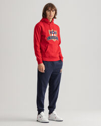 Felpa Banner Shield con cappuccio