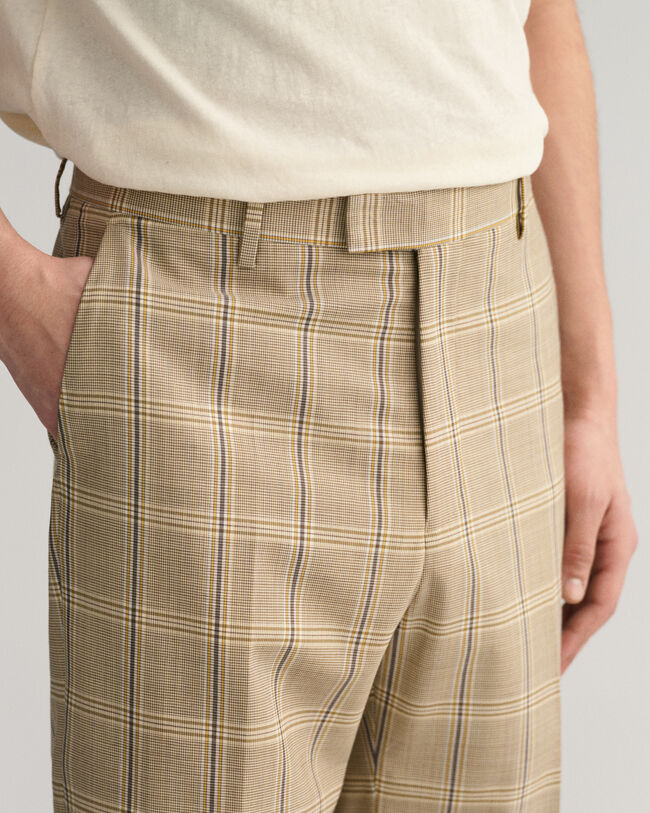 Pantaloni sartoriali a quadri