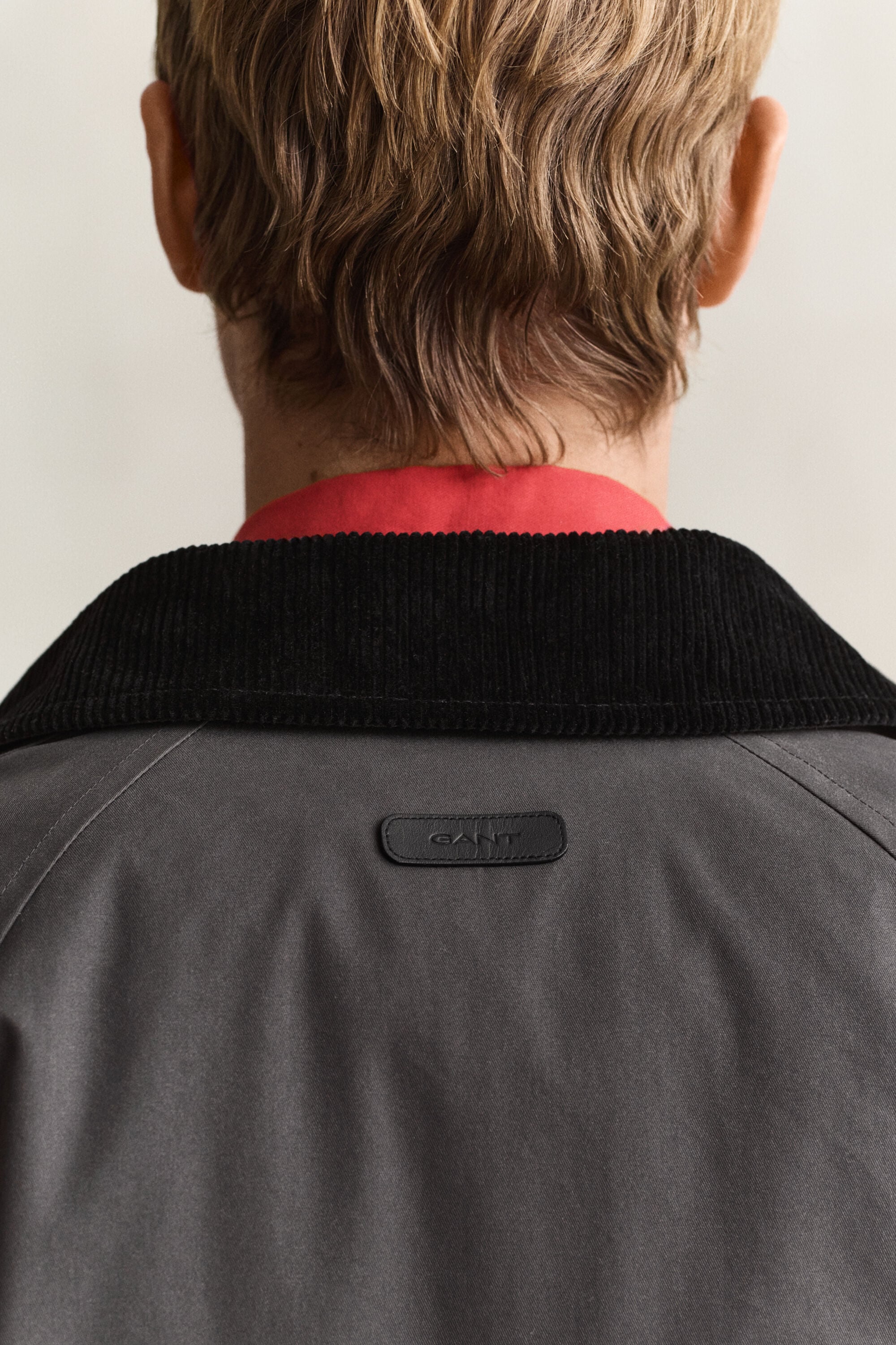Cappotto classico in tessuto cerato