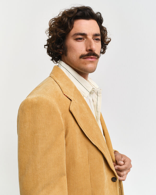 Blazer in velluto a coste regular fit