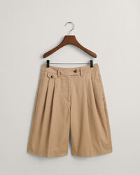 Pantaloncini chino con pinces relaxed fit
