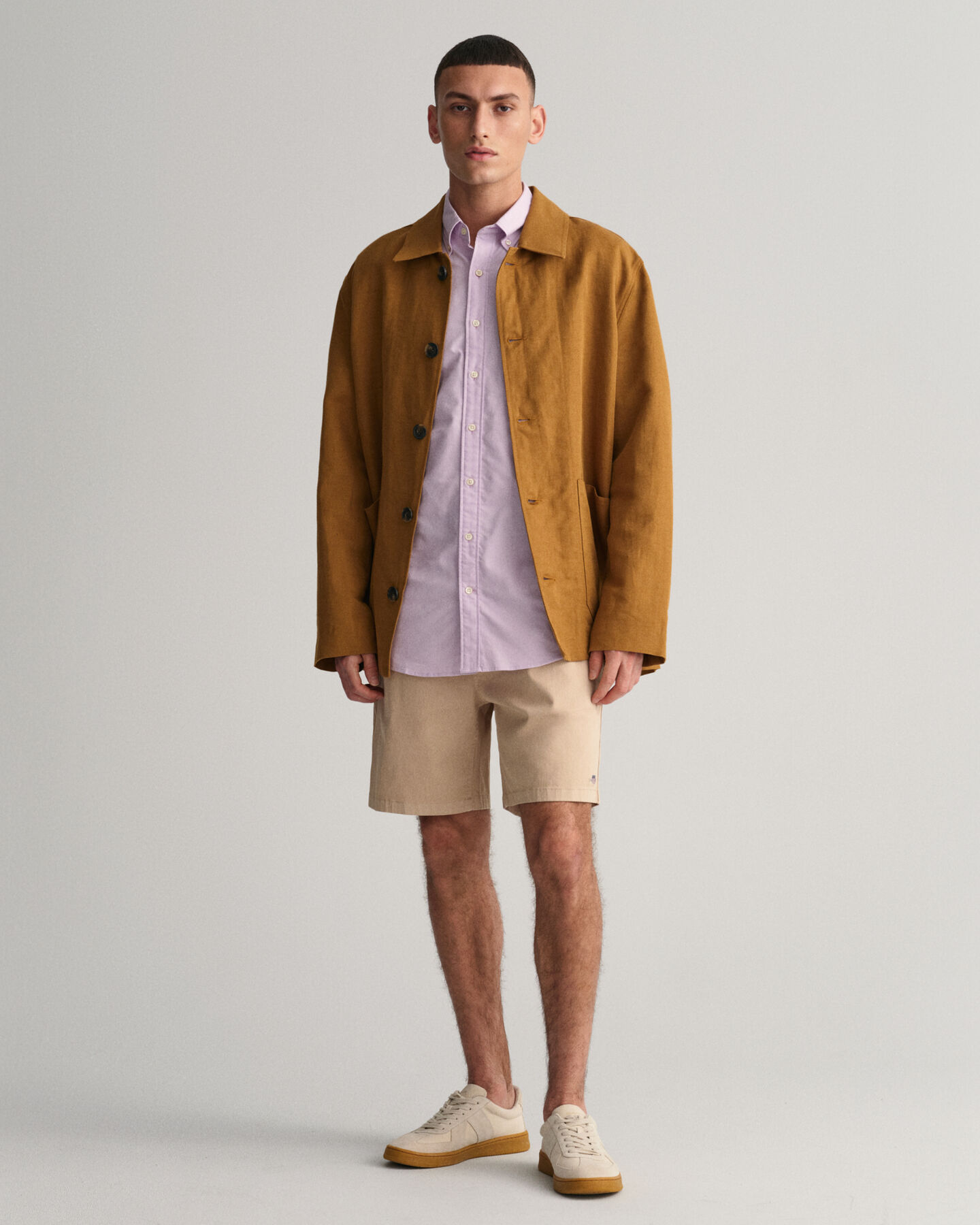 Camicia Oxford a maniche corte regular fit