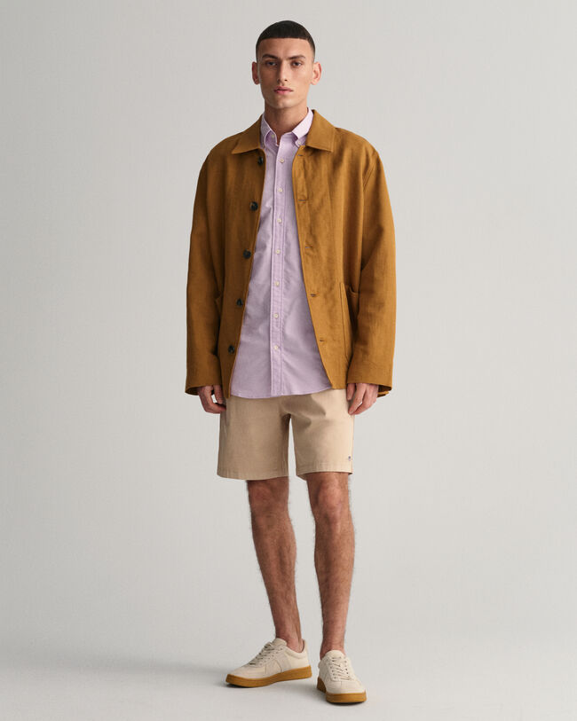 Camicia Oxford a maniche corte regular fit