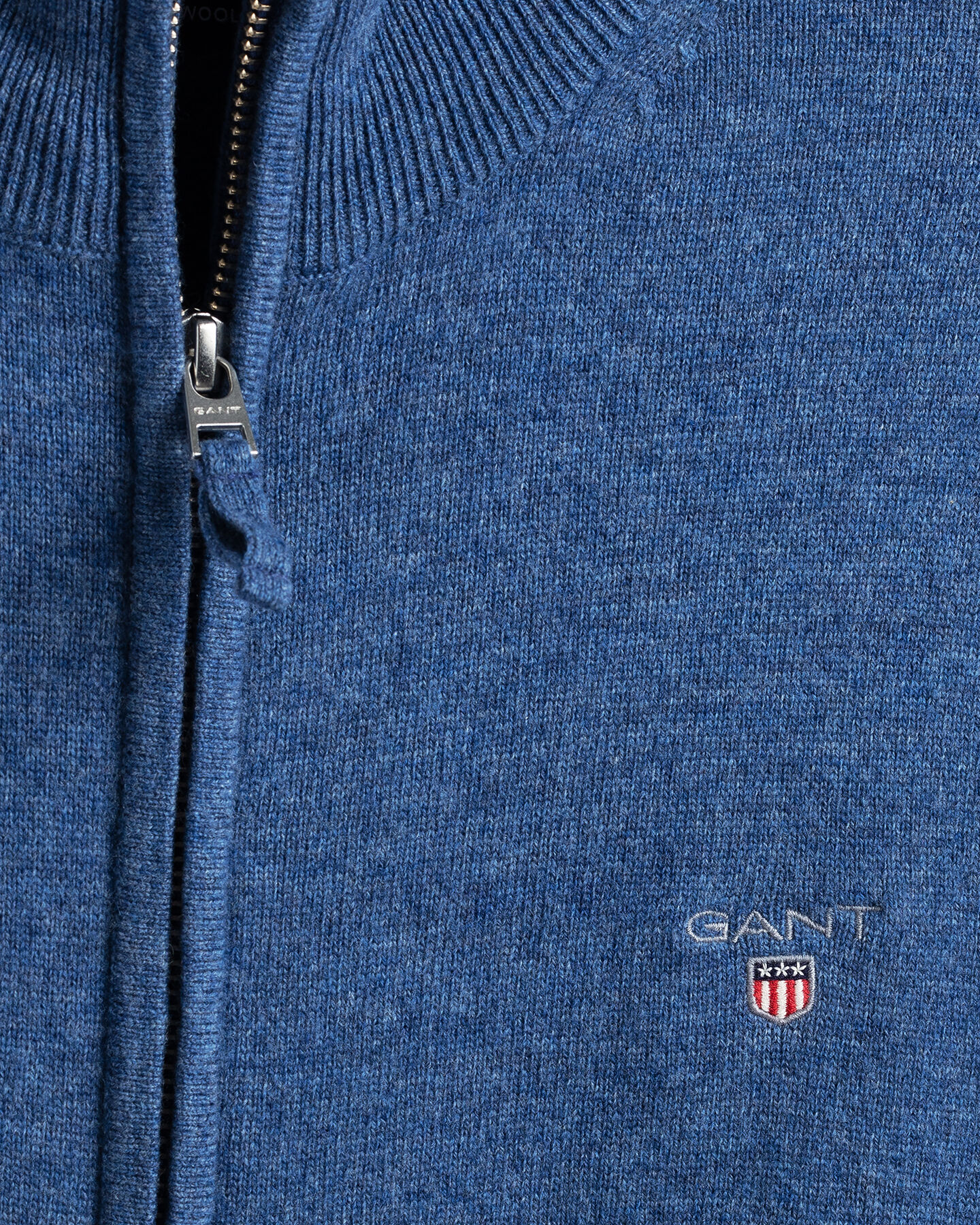 Cardigan con zip in lana d&rsquo;agnello extrafine