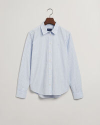 Camicia in broadcloth a quadri percalle regular fit