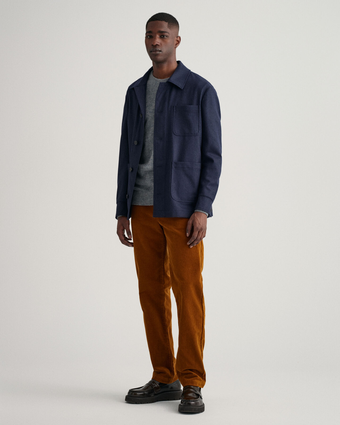 Maglia girocollo m&eacute;lange Neps