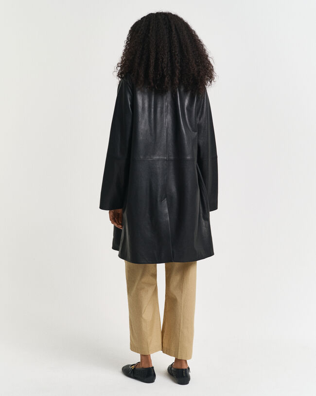 Impermeabile in pelle