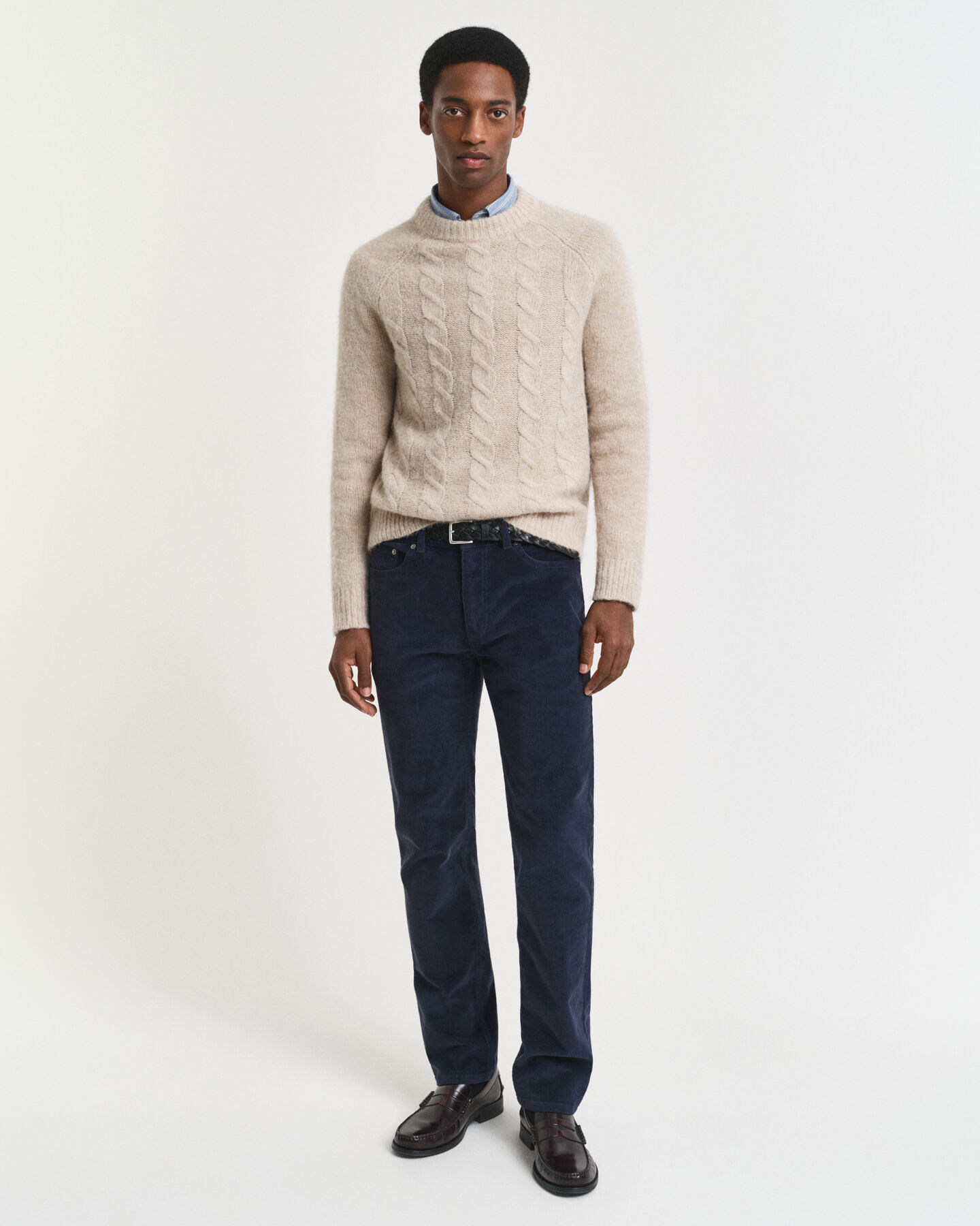 Jeans in velluto a coste regular fit