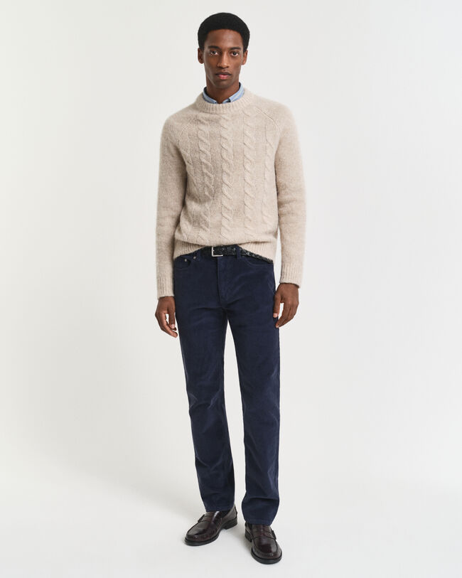 Jeans in velluto a coste regular fit