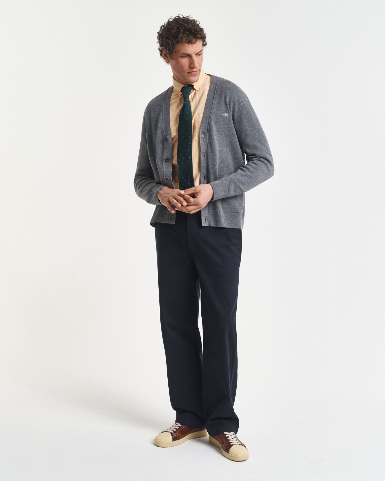 Cardigan casual in cotone