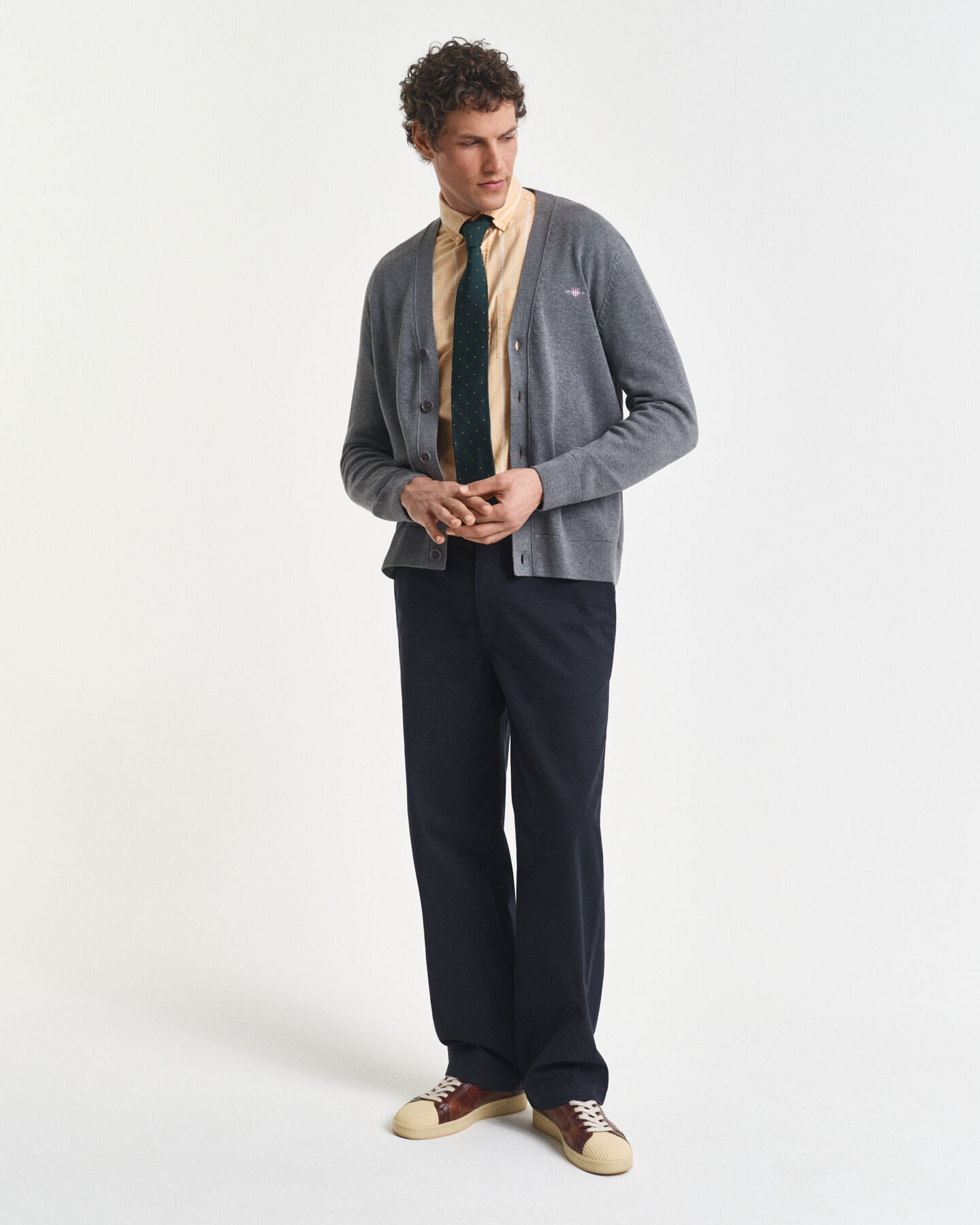 Cardigan casual in cotone