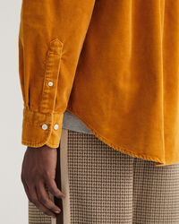 Camicia in velluto a coste d&eacute;lav&eacute; pesante relaxed fit