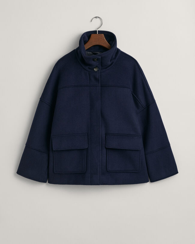 Giacca corta in lana