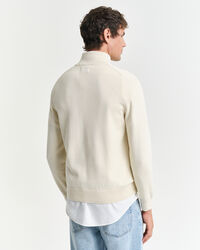 Maglia con zip corta Nautical e bandiere