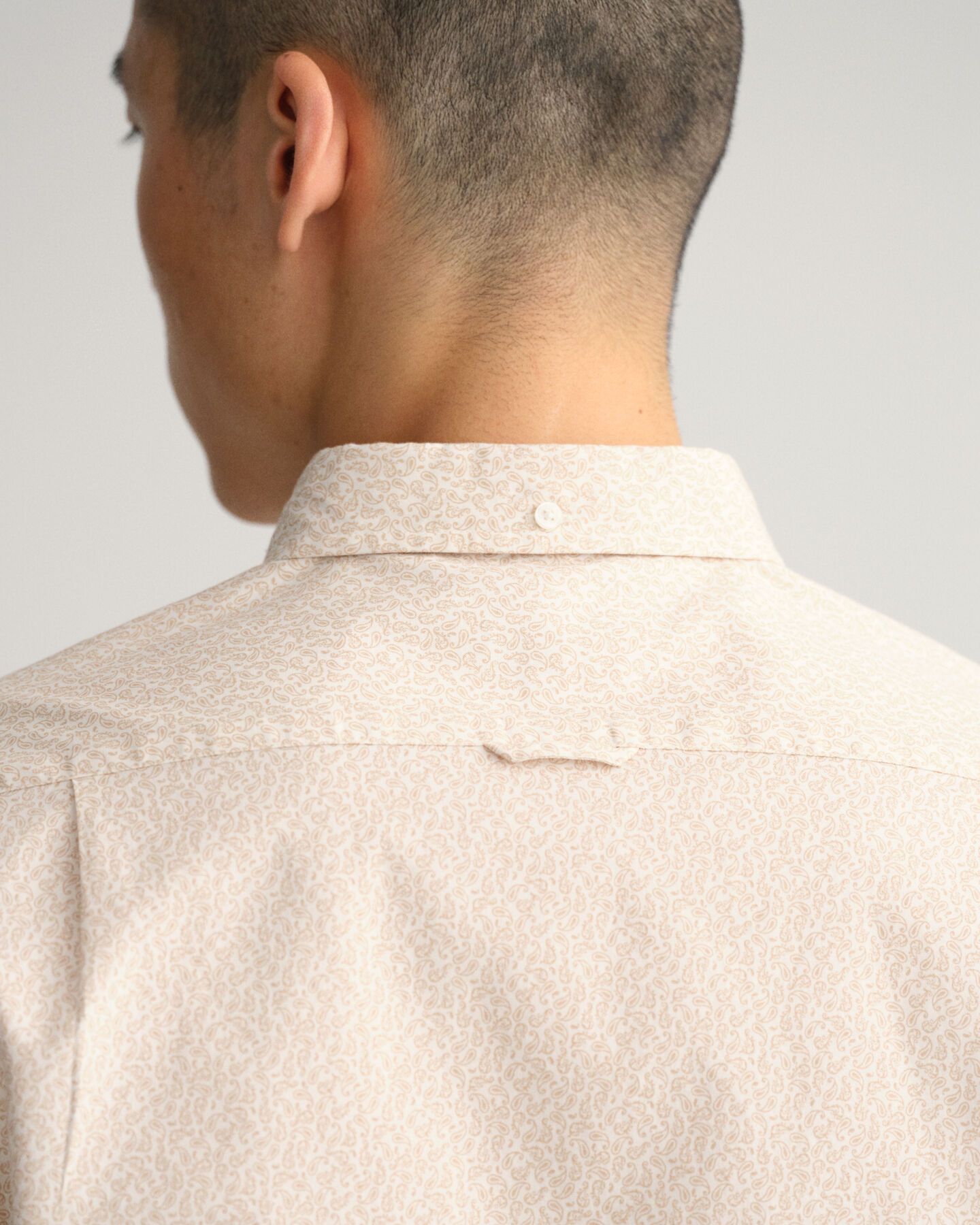 Camicia Oxford Paisley slim fit