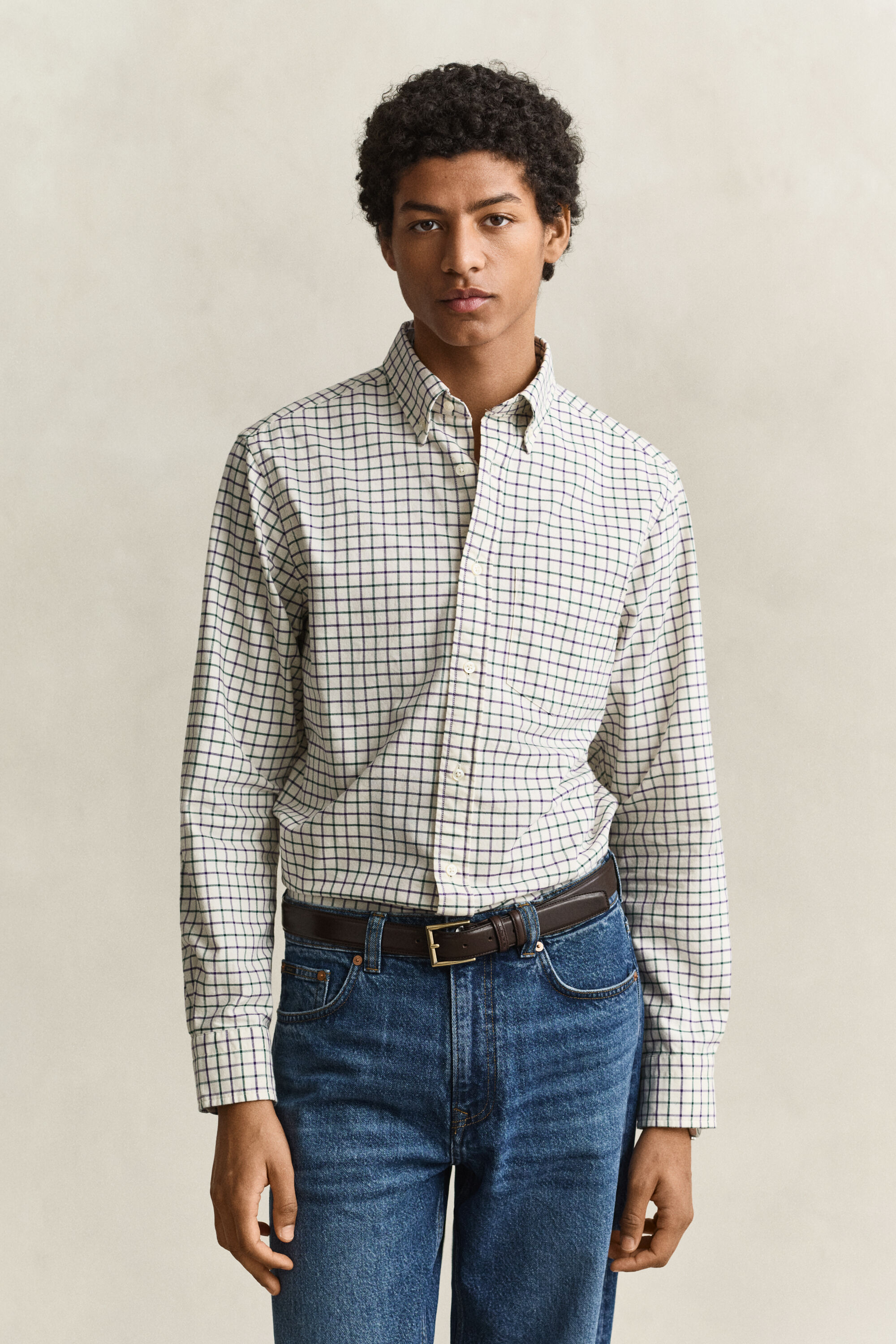 Camicia Oxford Archive a quadri