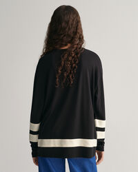 T-shirt Script Graphic a maniche lunghe