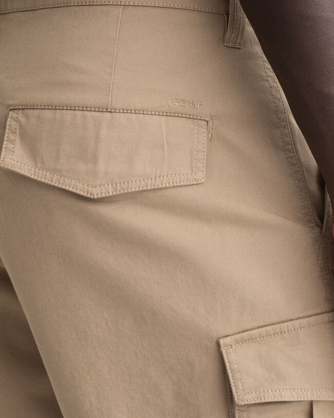Pantaloncini cargo in twill relaxed fit